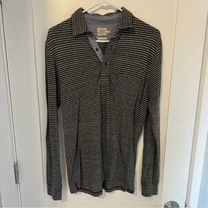 Faherty Men’s S Long Sleeve Polo